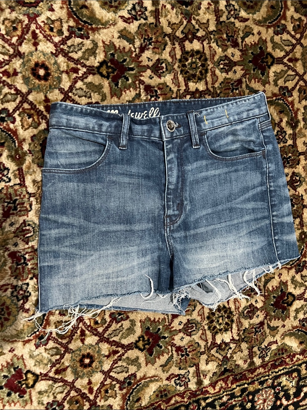Madewell Denim Blue Cutoff Shorts Size 25